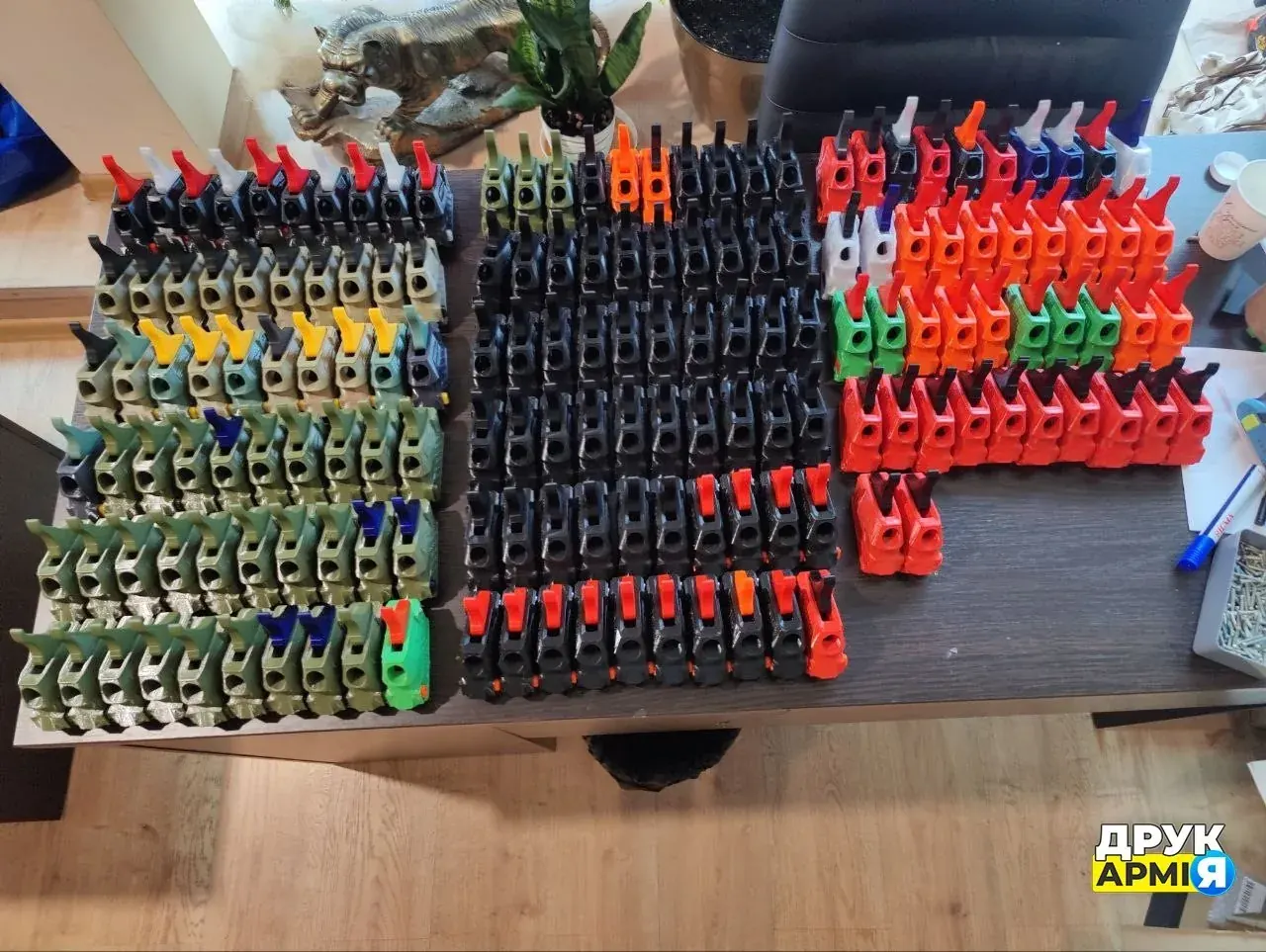 Ferdige 3D-printede deler